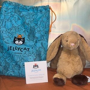 Jellycat BNWT Bashful Patchwork Bunny